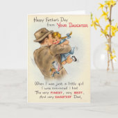 Vaderdag - van je dochter, Kaart (Gele Bloem)