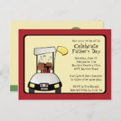 Vaderdag van uitnodiging (Voorkant / Achterkant)