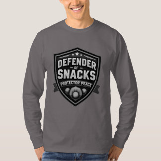 Vaderdag Verdediger van snacks T-shirt