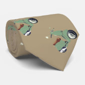 Vaderdag Vespa Stropdas (Opgerold)