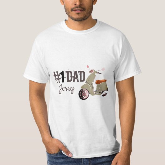 vaderdag Vespa  T-shirt (Voorkant)