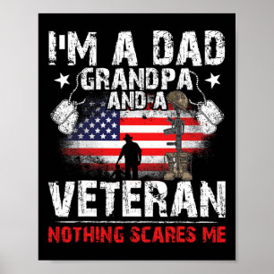 Vaderdag - Veteranendag - Ik ben een pa opa en Poster