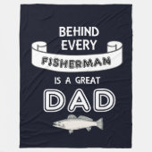vaderdag Vist Fleece Blanket Deken (Voorkant)