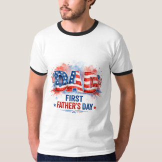 Vaderdag vol patriottisme t-shirt