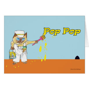 Vaderdag voor de Pop van de Pop Kat het Schilderen