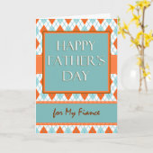 Vaderdag voor Fiance, Diamond Argyle Design Kaart (Gele Bloem)