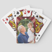 Vaderdag voor grootvader foto pokerkaarten (Achterkant)