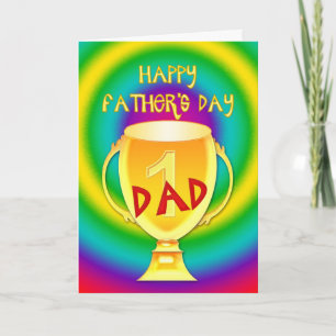 Vaderdag voor nummer 1 dad kaart