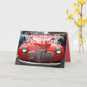Vaderdag voor opa Classic 1941 Chevy Kaart (Gele Bloem)
