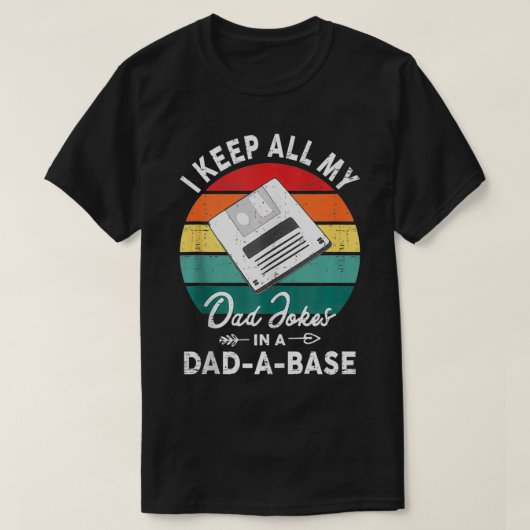 Vaderdag voor pap Jokes T-shirt (Design voorkant)