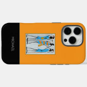 Vaderdag Waterverf, Maasai krijgers Case-Mate iPhone Case (Achterkant (horizontaal))