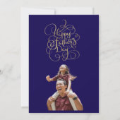 Vaderdag wensen kaart (Achterkant)