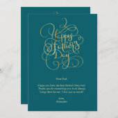 Vaderdag wensen kaart (Voorkant / Achterkant)