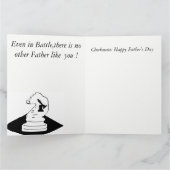 Vaderdag Wenskaart Kaart (Binnen)