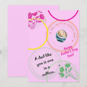 Vaderdag Wenskaart Kaart (Voorkant / Achterkant)