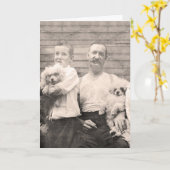 Vaderdag Wenskaart Kaart (Gele Bloem)