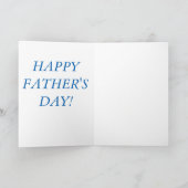 Vaderdag Wenskaart/Mijn vader Kaart (Binnen)