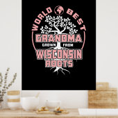 Vaderdag | Wereld beste oma Poster (Keuken)