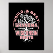 Vaderdag | Wereld beste oma Poster (Voorkant)