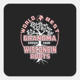 Vaderdag | Wereld beste oma Vierkante Sticker