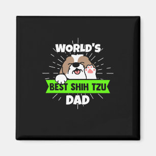 Vaderdag Wereld beste sjiitische Tzu-hond Magneet