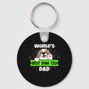 Vaderdag   Wereld beste sjiitische Tzu-hond Sleutelhanger