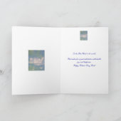 Vaderdag White Clouds Blue Sky Painting Kaart (Binnen)