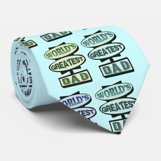 vaderdag World's grootste pap Stropdas (Opgerold)