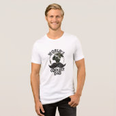 Vaderdag World's koelste pap Tri-Blend Shirt (Voorkant volledig)