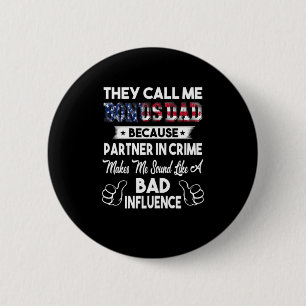 Vaderdag Ze noemen me Bonus Pap Ronde Button 5,7 Cm