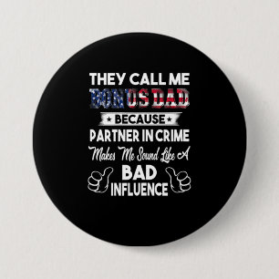 Vaderdag   Ze noemen me Bonus Pap Ronde Button 7,6 Cm