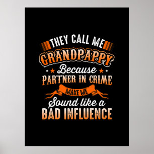 Vaderdag Ze noemen me Grandpappy Poster