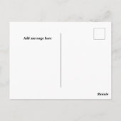 Vaderdag-zonsondergangfoto Briefkaart (Achterkant)