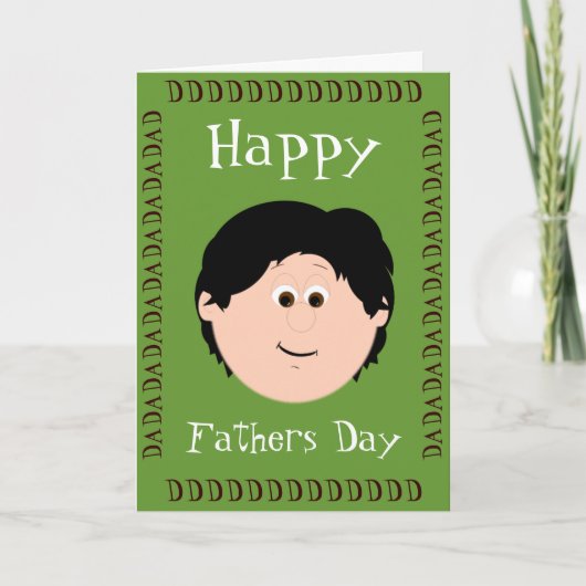 Vaderdag (zoon) kaart (Voorkant)