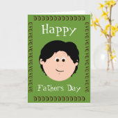 Vaderdag (zoon) kaart (Gele Bloem)
