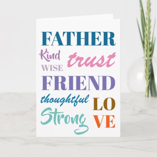 Vaderdagkaart Kaart (Voorkant)