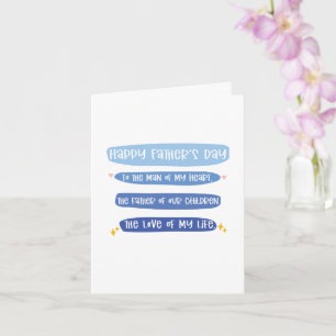 Vaderdagkaart van vrouw kaart