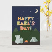 Vaderdagkaart voor Baba Kaart (Gele Bloem)