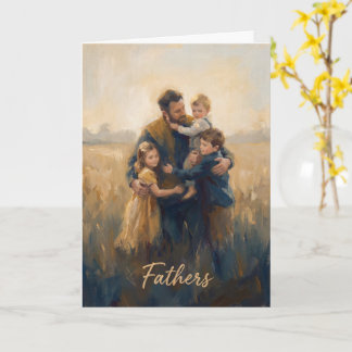 Vaderdagkaart voor papa's liefde kaart