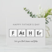 Vaderdagkaarten Cool Fun Bedankkaart (Staand voorkant)