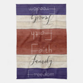 vaderlandslievend hout theedoek (Verticaal)