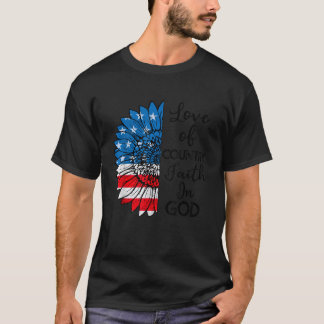 vaderlandslievende Christelijke liefdeslanden in g T-shirt