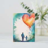 Vaderliefde  briefkaart (Staand voorkant)