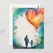 Vaderliefde  briefkaart (Voorkant / Achterkant)