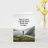 Vaderloze Vaderdag - Verticale berg Kaart (Gele Bloem)