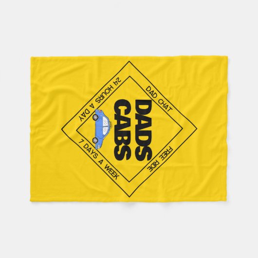 Vaders Cabs Fleece Deken (Voorkant (Horizontaal))