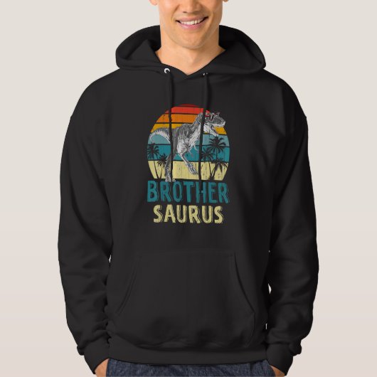Vaders Dag Brothersaurus T Rex Dinosaur Brother S Hoodie (Voorkant)