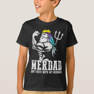 Vaders dag cadeau merdad niet knoeien met mijn zee t-shirt