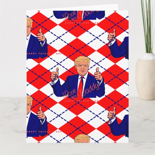 vaders dag donald trump kaart (Voorkant)