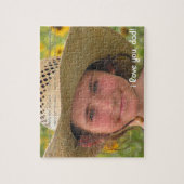 Vaders Dag Foto Liefde Je vader gepersonaliseerd Legpuzzel (Verticaal)
